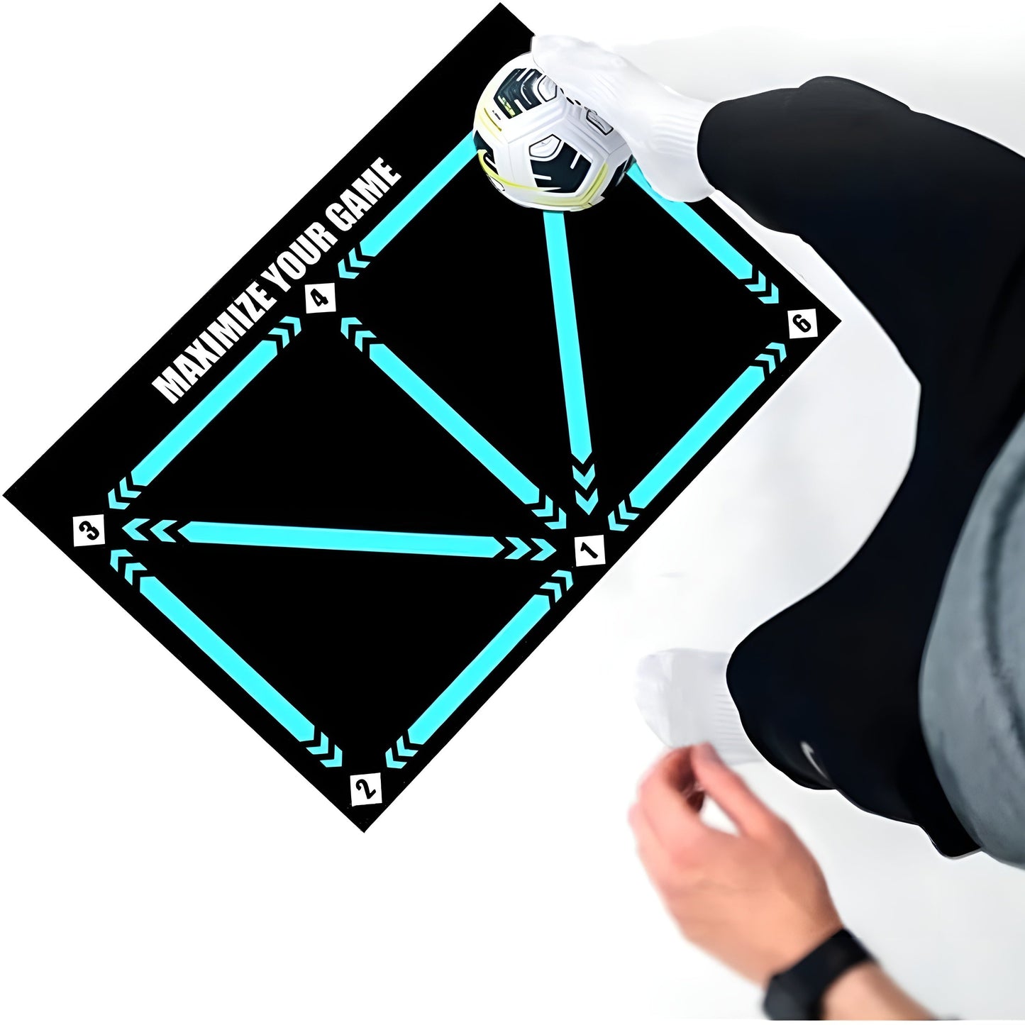 FootyMat™ Soccer Dribble Training Mat