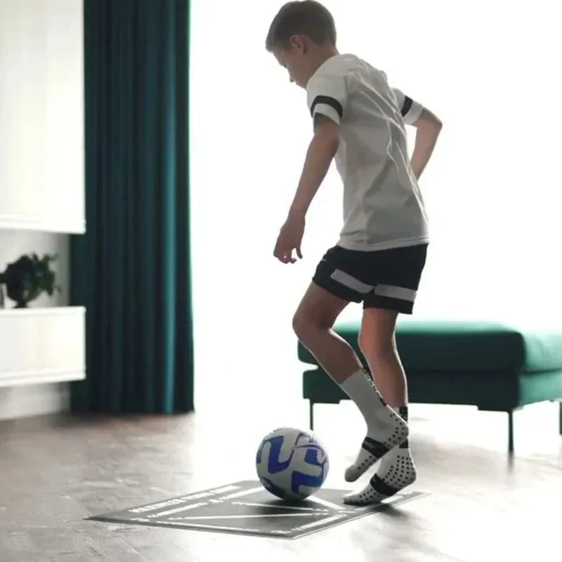 90Cm Football Training Mat Durable Non Slip Foldable Kids Adults Dribble Training Mat Football Training Indoor Ourdoor Equipment